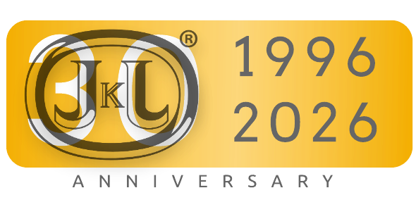 Logo JKJ, 30 anni, dal 1996 al 2026
